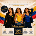 [PROMO 50% OFF] 💛💙❤️ TRES MOMENTOS, UNA PASIÓN ❤️💙💛  Luce un look para cada partido y roba todas las miradas ✨